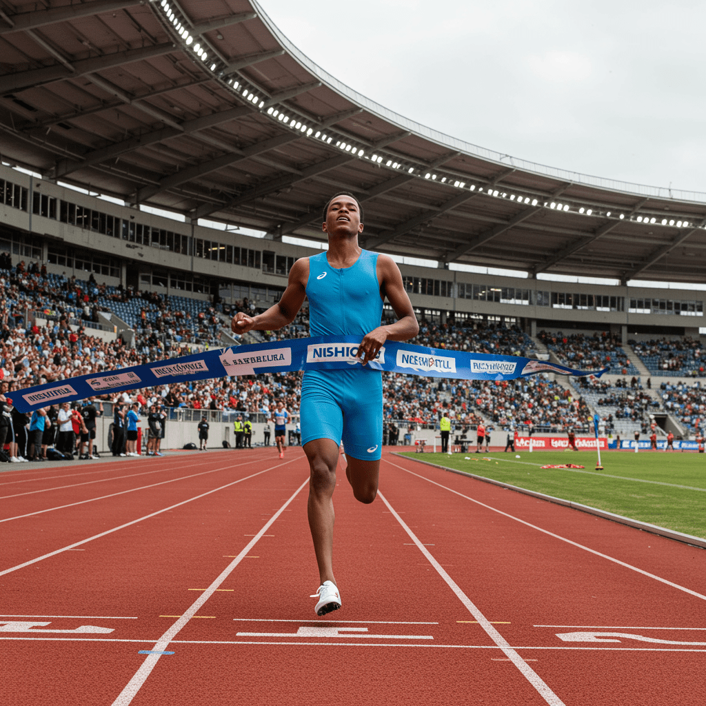El campeón olímpico de los 5 metros&nbsp;lisos.