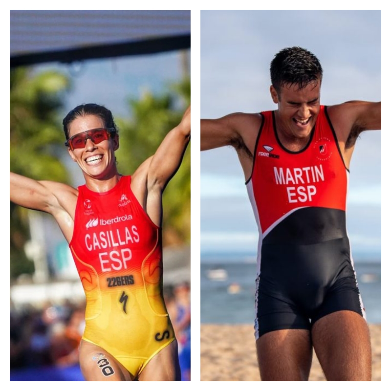 Ander Martín y Miriam Casillas. Dos medallas históricas e&nbsp;ilusionantes.